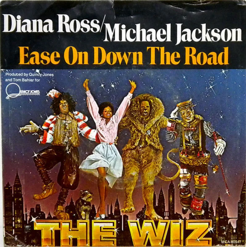 7" Single: Diana Ross, Michael Jackson - Ease On Down The Road