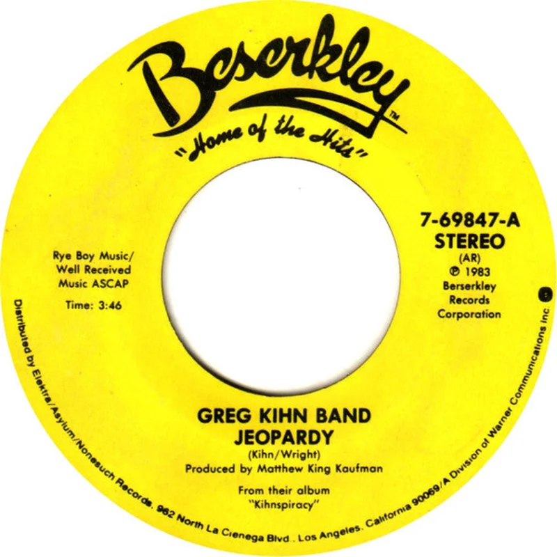 7" Single: Greg Kihn Band - Jeopardy