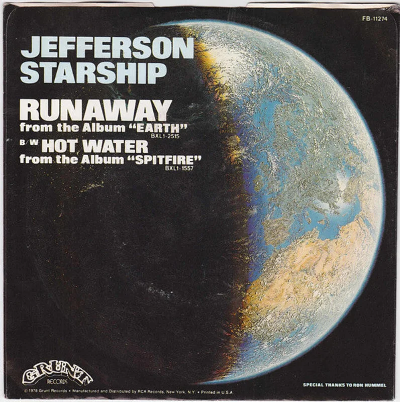 7" Single: Jefferson Starship - Runaway