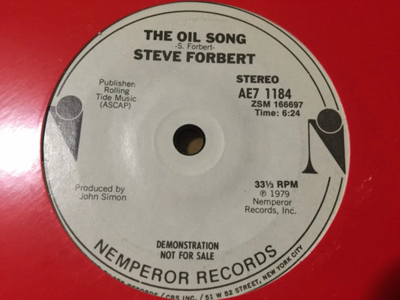 7" Single: Steve Forbert - The Oil Song