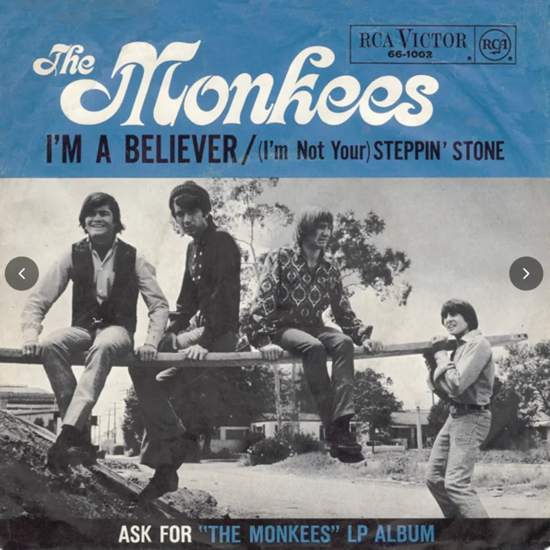7" Single: The Monkees - I'm A Believer