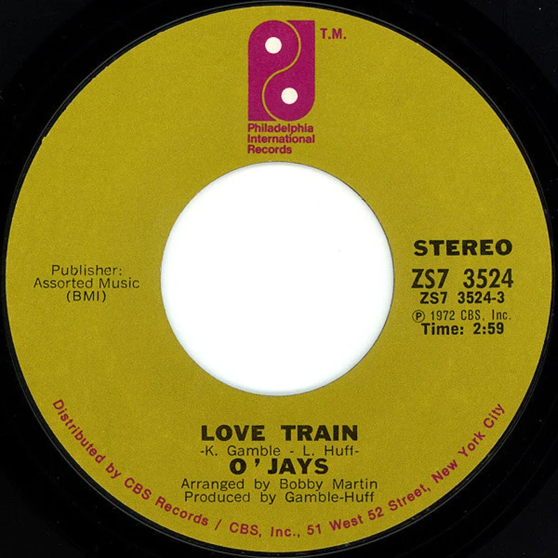 7" Single: The O'Jays - Love Train