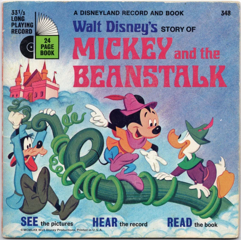 7" Single: Unknown Artist - Walt Disney's Story Of Mickey And The Beanstalk