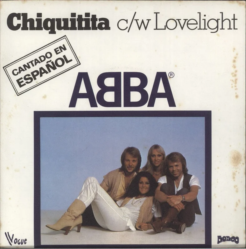 Abba Chiquitita French 7" vinyl