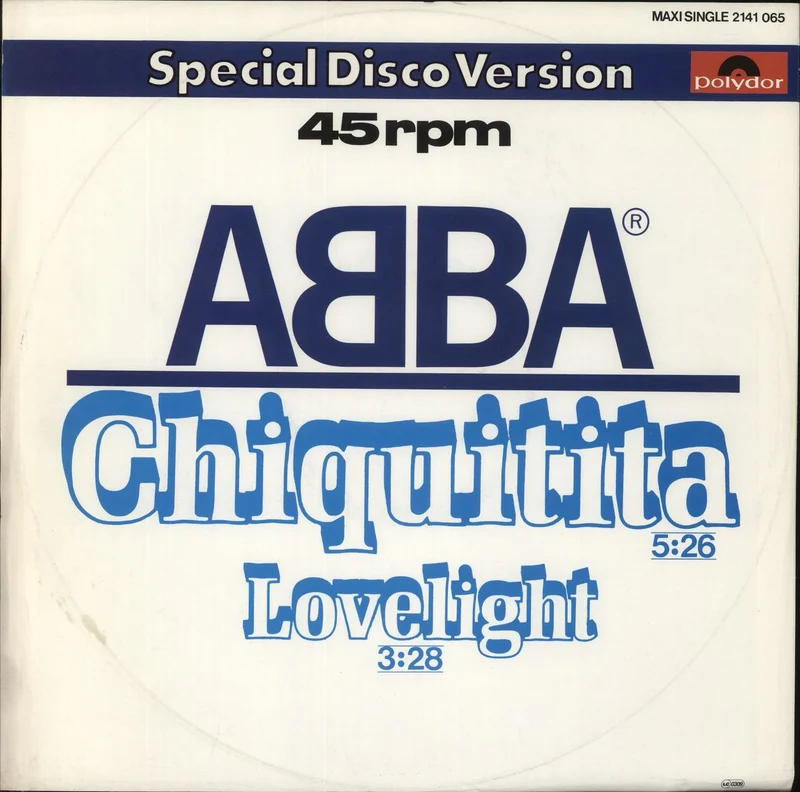 Abba Chiquitita German 12" vinyl