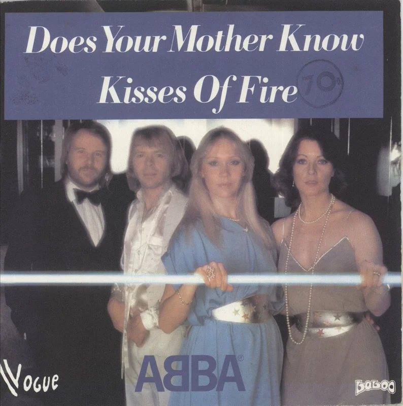 Abba Does Your Mother Know French 7" vinyl