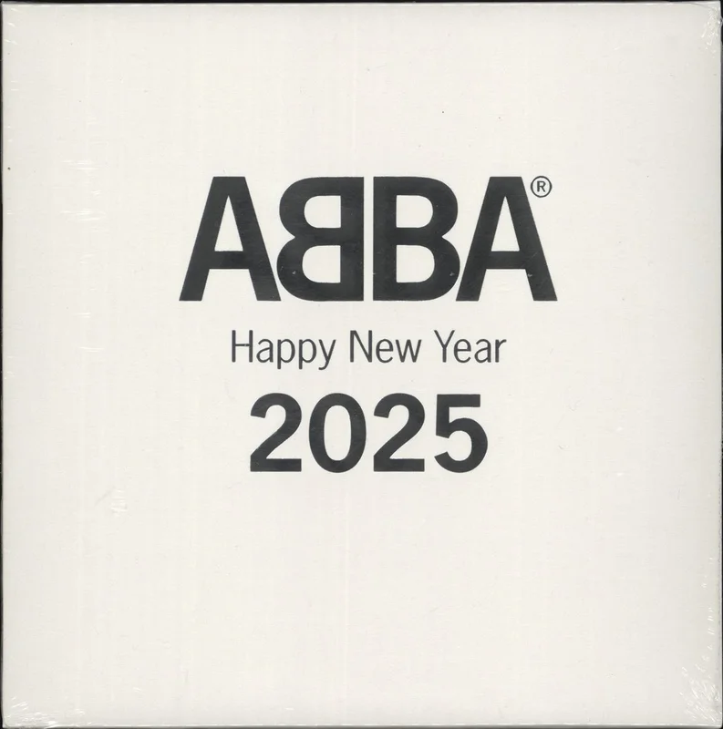 Abba Happy New Year - White Vinyl - Sealed UK 7" vinyl