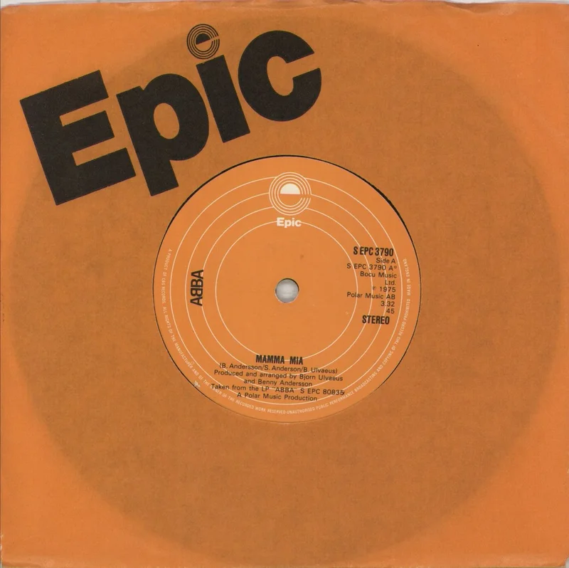 Abba Mamma Mia - 2nd UK 7" vinyl