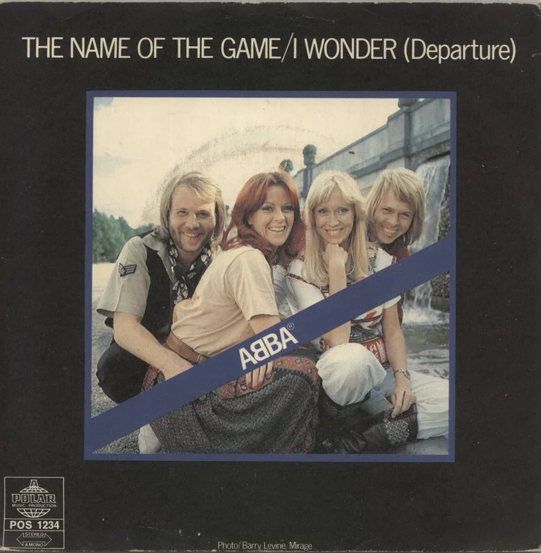 Abba The Name Of The Game Swedish 7" vinyl