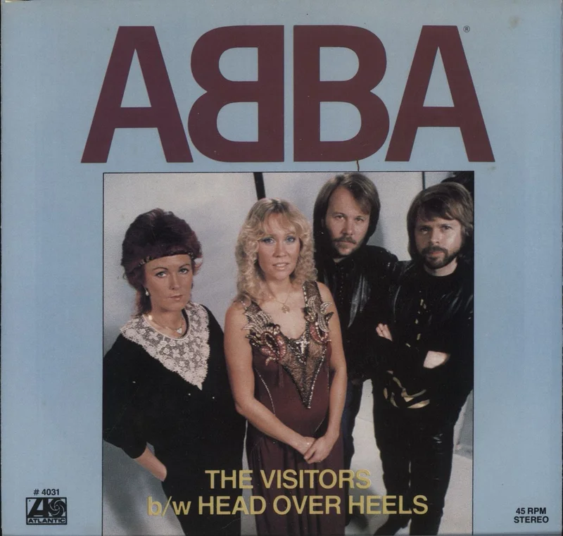 Abba The Visitors US 7" vinyl
