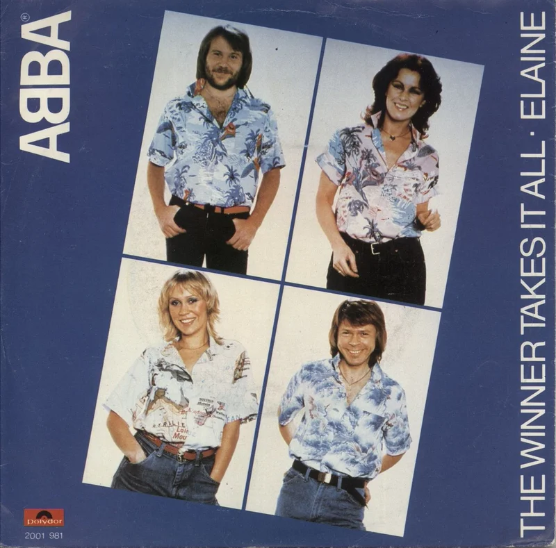 Abba The Winner Takes It All German 7" vinyl