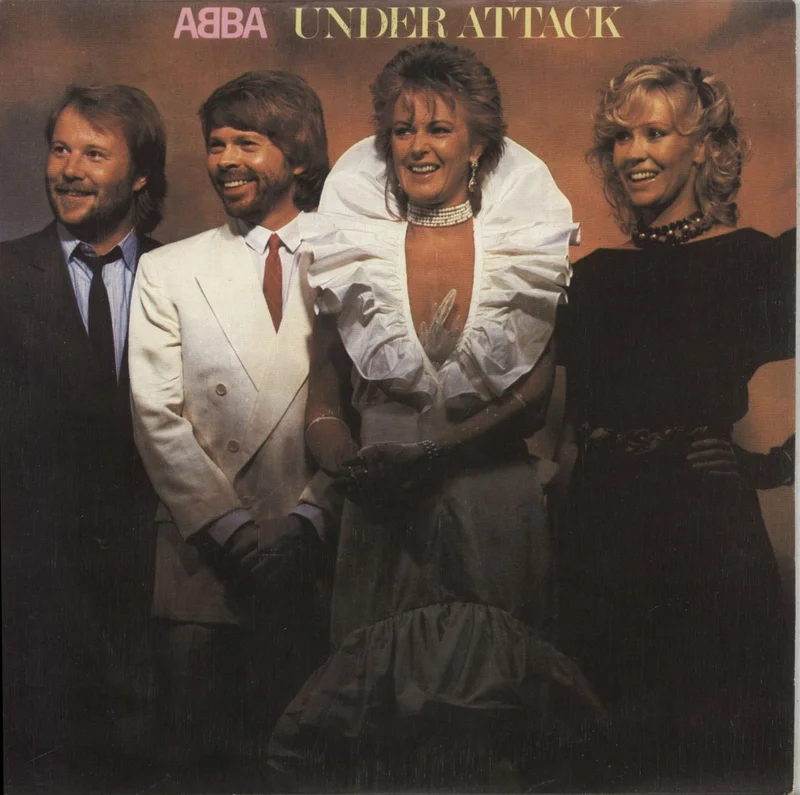 Abba Under Attack Spanish 7" vinyl