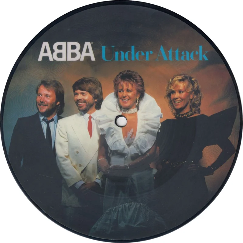 Abba Under Attack UK 7" picture disc