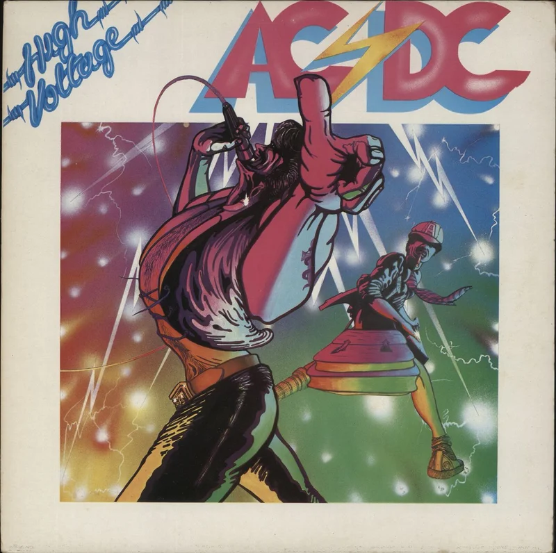 AC/DC High Voltage - Misprint - VG UK Vinyl LP