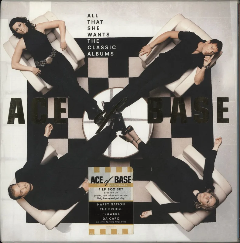 Ace Of Base All That She Wants: The Classic Albums UK 4-LP vinyl set