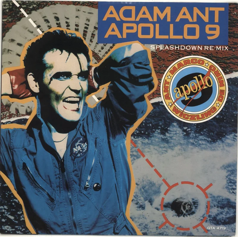 Adam Ant Apollo 9 (Splashdown Re-Mix) UK 12" vinyl