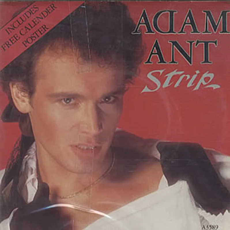 Adam Ant Strip - Poster Sleeve UK 7" vinyl
