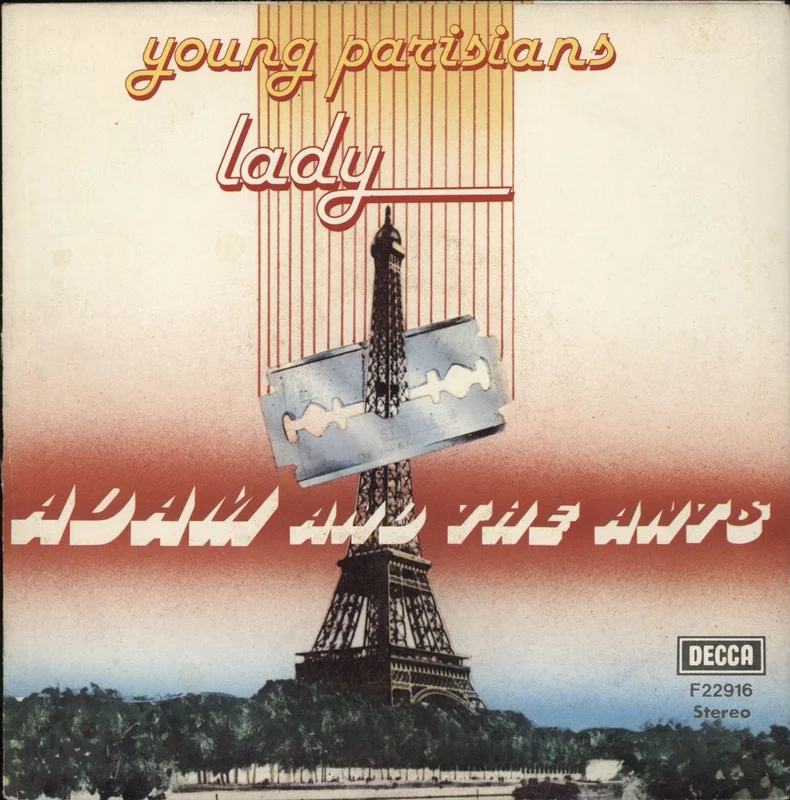 Adam & The Ants Young Parisians Italian 7" vinyl