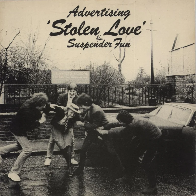 Advertising Stolen Love - Factory Sample UK 7" vinyl