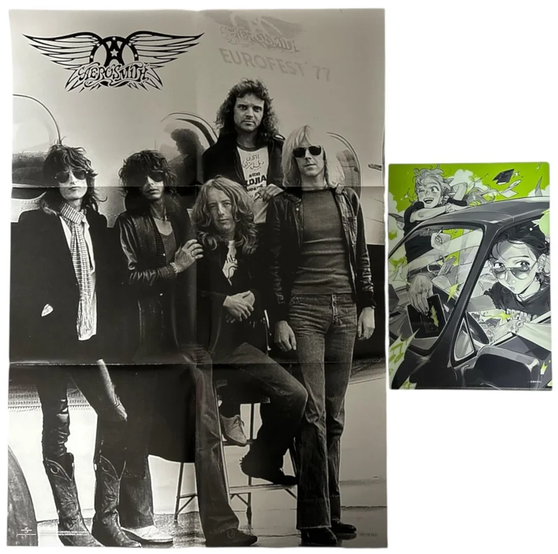 Aerosmith Columbia Years 1973-1982 | SHM-CD Japanese 7-Album Bundle + Poster, Badge & Folder Japanese SHM CD