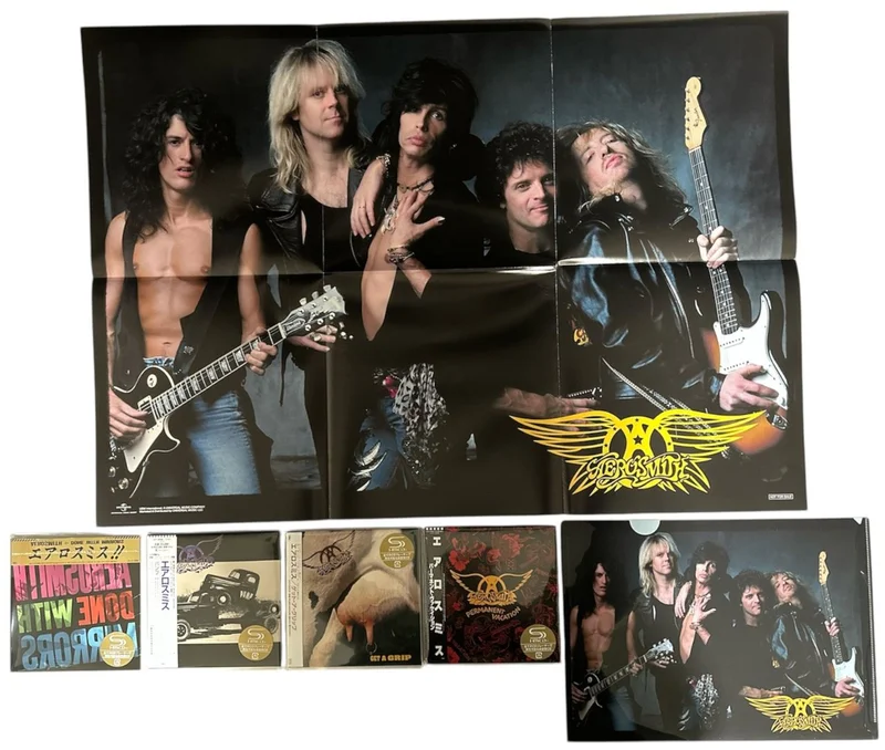 Aerosmith Geffen Years 1985-1993 | SHM-CD Japanese 4-Album Bundle Japanese SHM CD