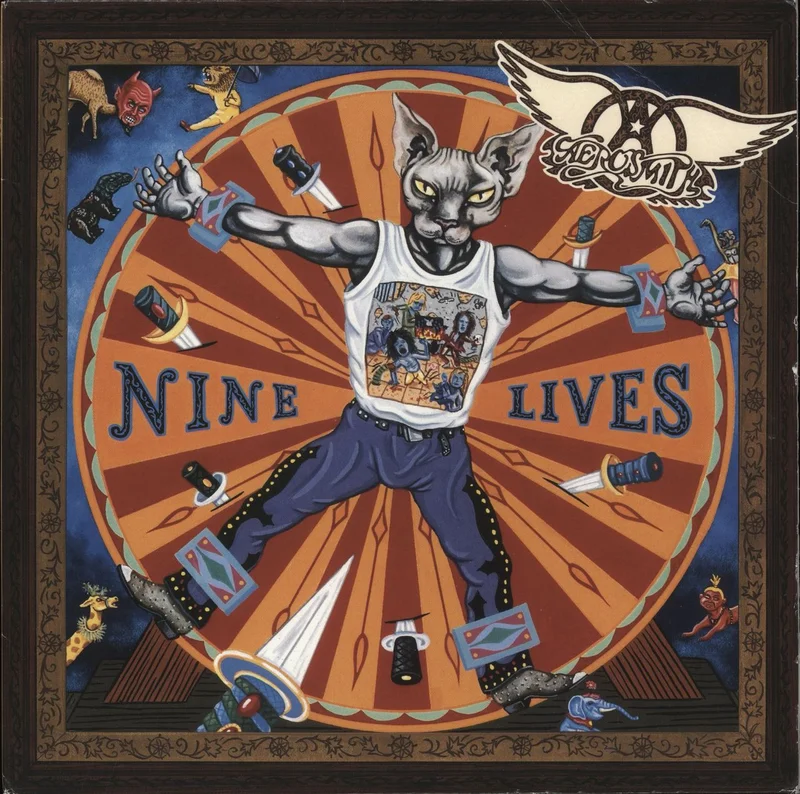 Aerosmith Nine Lives UK 2-LP vinyl set