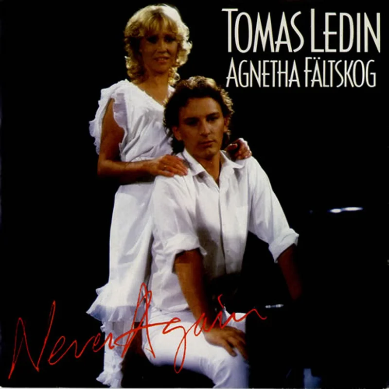 Agnetha Fltskog Never Again UK 7" vinyl