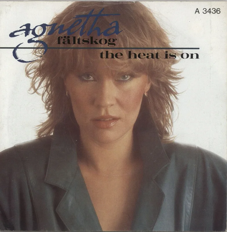 Agnetha Fltskog The Heat Is On UK 7" vinyl
