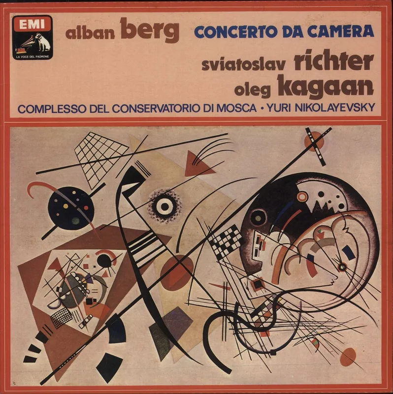 Alban Berg Berg: Concerto Da Camera Italian Vinyl LP