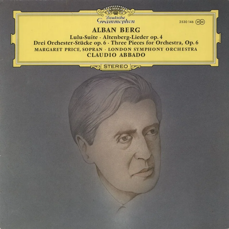 Alban Berg Symphonic Pieces From The Opera "Lulu" German Vinyl LP