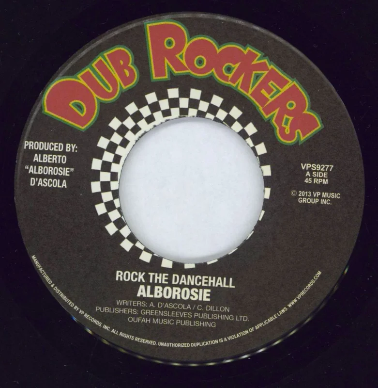 Alborosie Rock The Dancehall US 7" vinyl