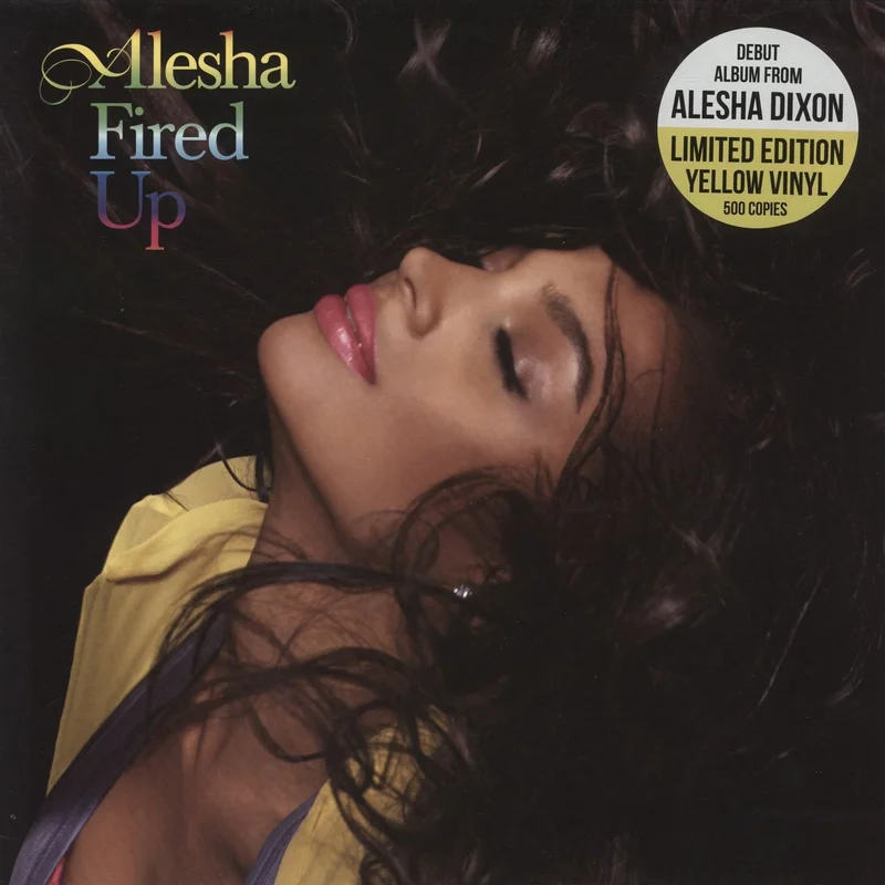 Alesha Dixon Fired Up - Yellow Vinyl UK Vinyl LP