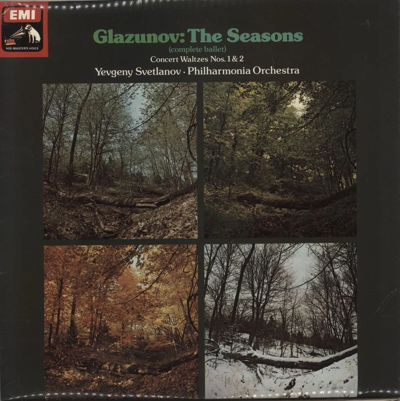 Alexander Konstantinovich Glazunov The Seasons - Quadrophonic UK Vinyl LP