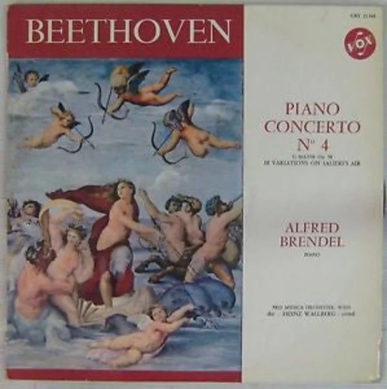 Alfred Brendel - Beethoven Piano Concerto No. 4 G Major Op. 58; 10 Variations on Salieri's Air
