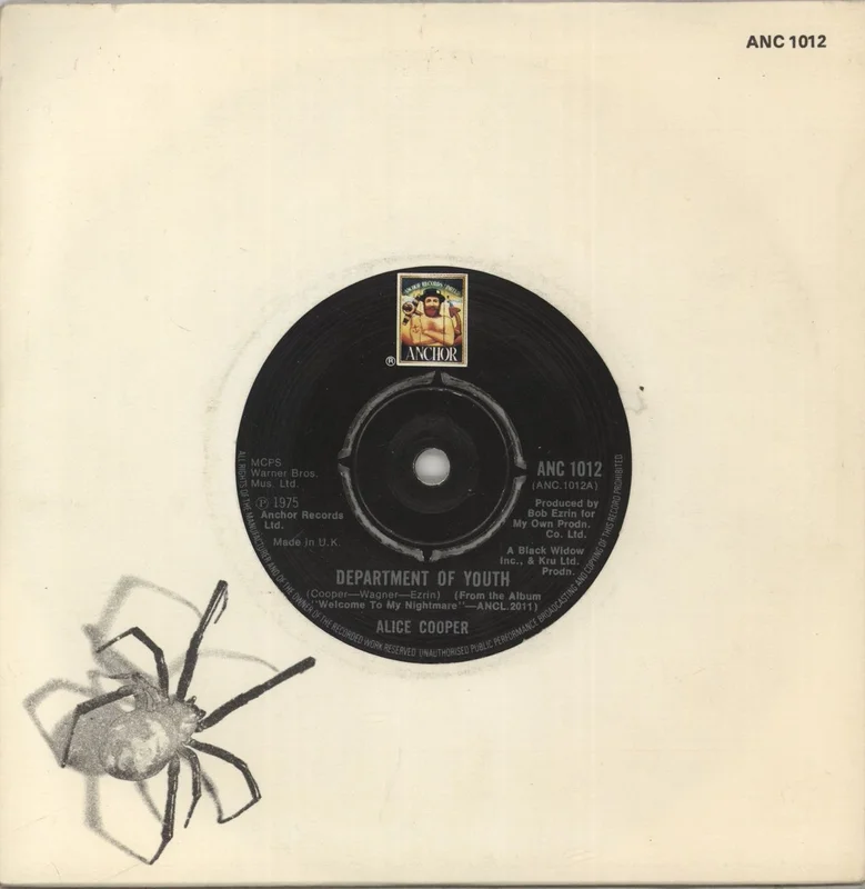 Alice Cooper Department Of Youth - die-cut p/s UK 7" vinyl