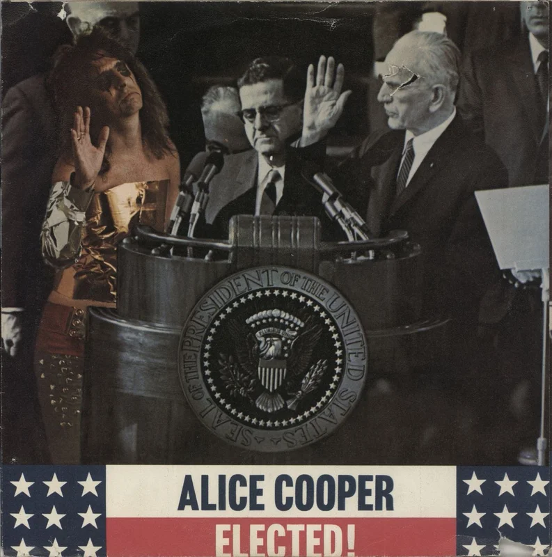 Alice Cooper Elected + Sleeve UK 7" vinyl