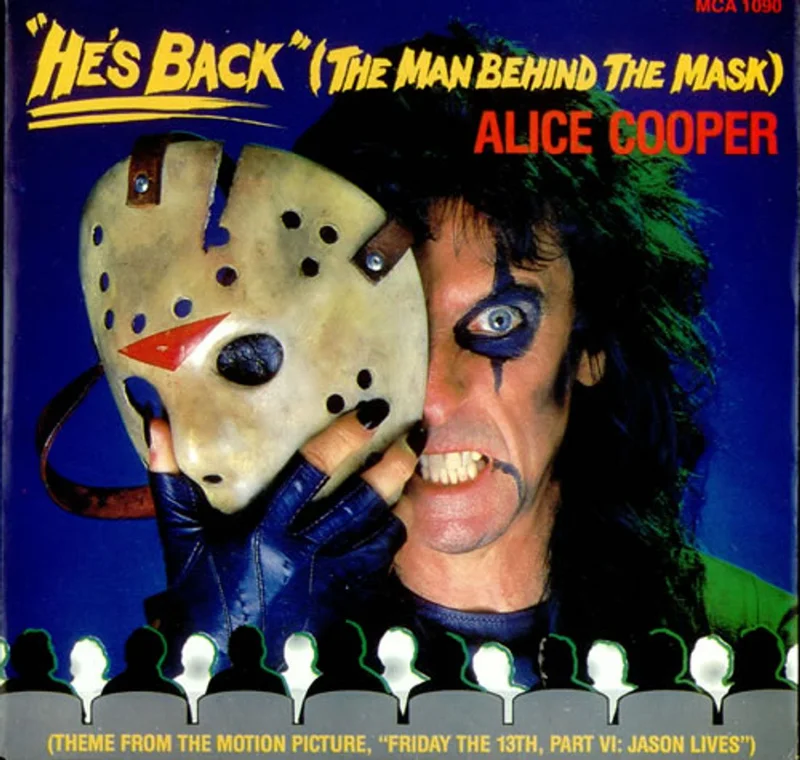 Alice Cooper He's Back - Poster Sleeve UK 7" vinyl