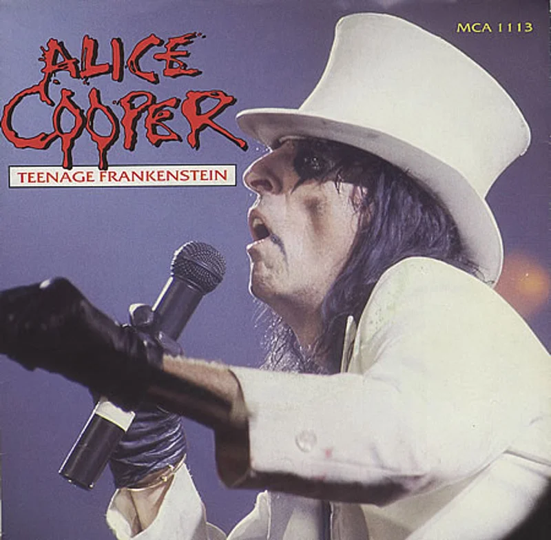 Alice Cooper Teenage Frankenstein - Poster Slv UK 7" vinyl