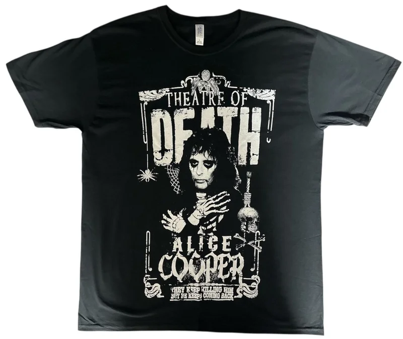 Alice Cooper Theatre Of Death 2009 Tour UK T-shirt