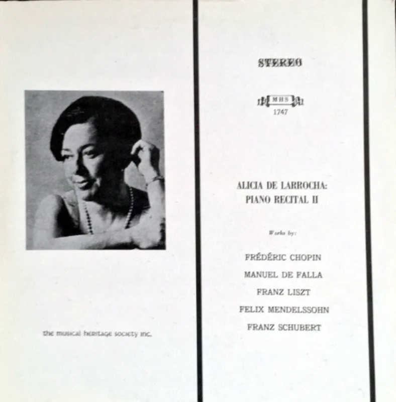 Alicia De Larrocha - Piano Recital II