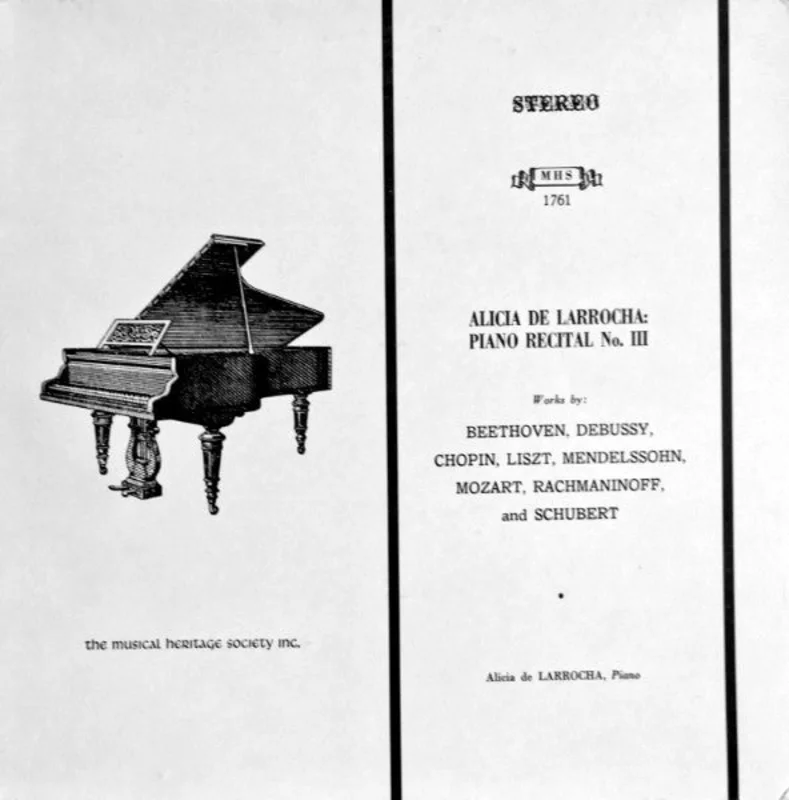 Alicia De Larrocha - Piano Recital No. III