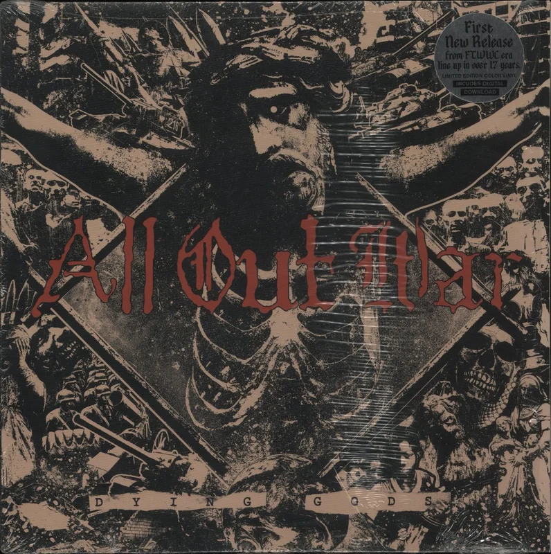 All Out War Dying Gods - Blood Red Transparent Vinyl US 12" vinyl