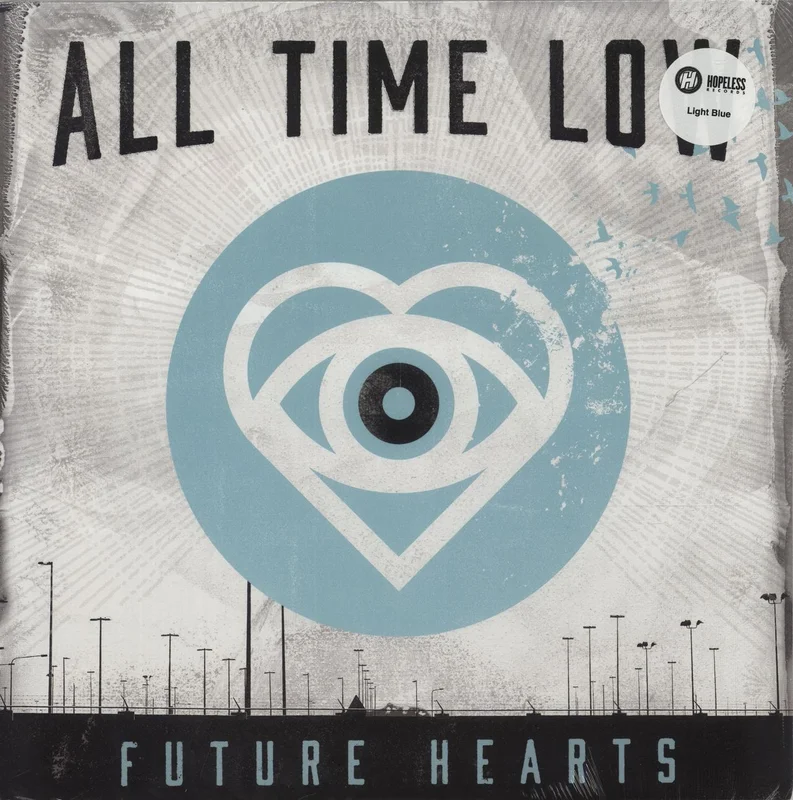 All Time Low Future Hearts - Light Blue Vinyl - Sealed US Vinyl LP