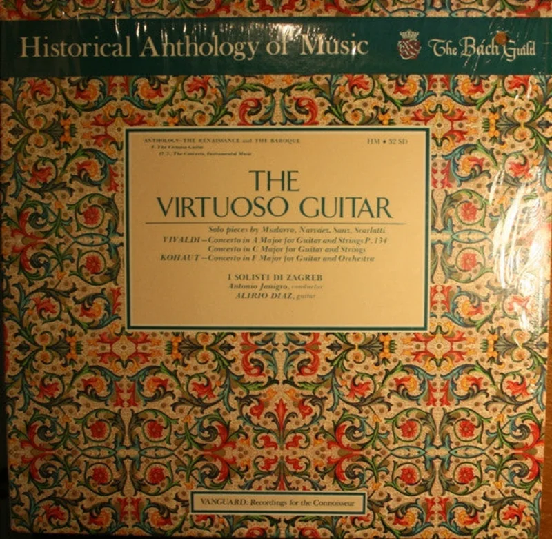 Alonso Mudarra, Luis de Narvez, Gaspar Sanz, Domenico Scarlatti, Antonio Vivaldi, Karl Kohaut, Alirio Daz, Zagrebaki Solisti, Antonio Janigro - The Virtuoso Guitar