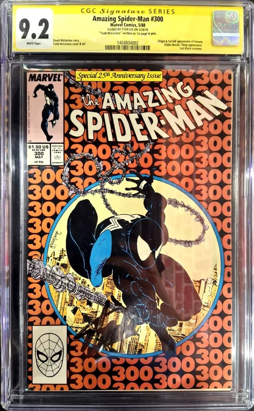 Amazing Spider-Man #300 [Signed By Todd McFarlane and Stan Lee] [CGC 9.2] [Comic book]