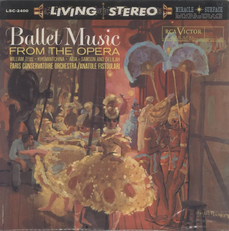 Anatole Fistoulari Ballet Music From The Opera - 4 x 1-Sided 45 Series US Vinyl LP