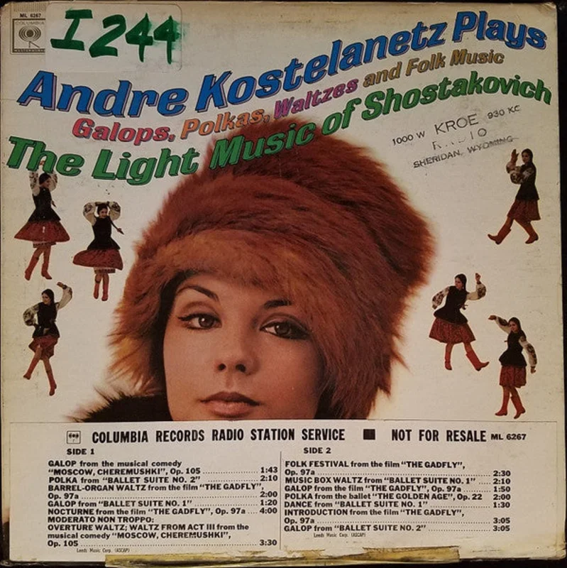 Andr Kostelanetz - Plays Galops, Polkas, Waltzes And Folk Music: The Light Music Of Shostakovich
