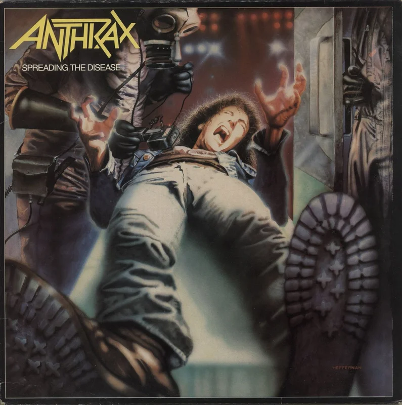 Anthrax Spreading The Disease - EX UK Vinyl LP