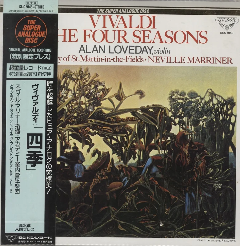 Antonio Vivaldi The Four Seasons, Op.8, Nos.1-4 - 180gm Japanese Vinyl LP