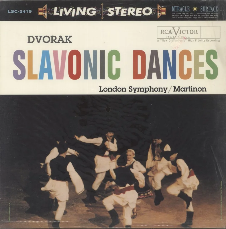 Antonn Dvork Slavonic Dances - 180gm UK Vinyl LP